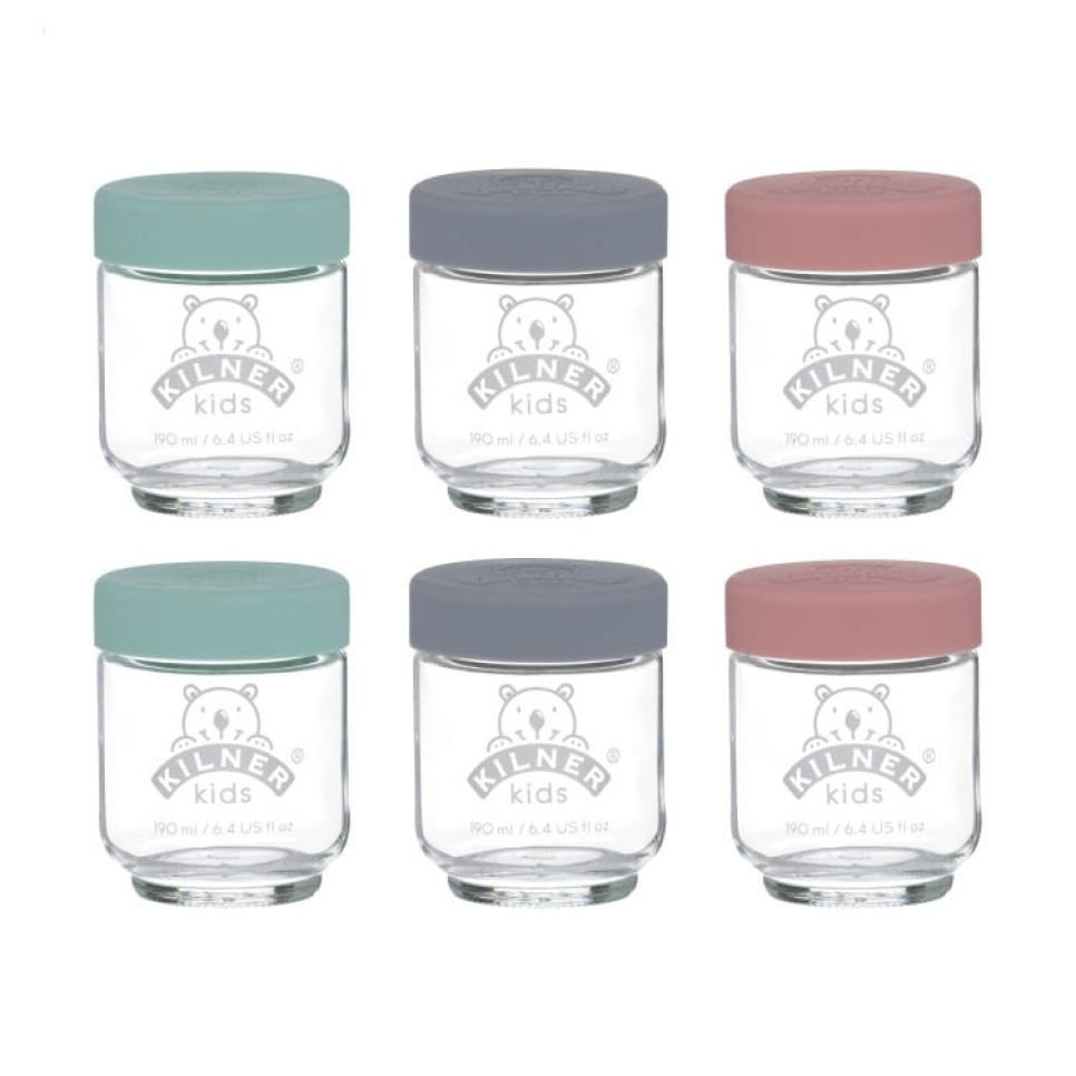 Gläser für Babynahrung, 6 x 190 ml - Kilner in der Gruppe Kochen / Küchenutensilien / Flaschen & Einweckgläser bei The Kitchen Lab (1086-22467)