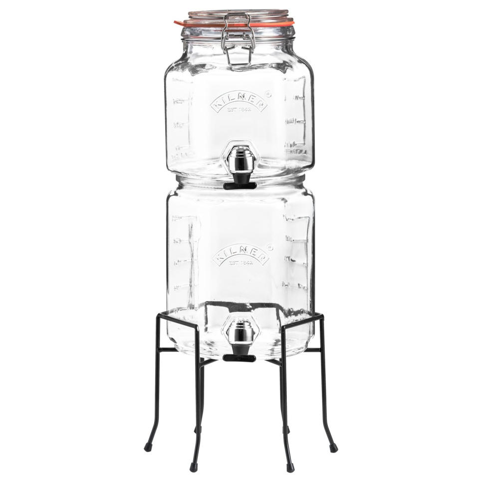 Stapelbarer Getränkebehälter mit Ständer - Kilner in der Gruppe Tischgedeck / Krüge & Karaffen / Behälter mit Zapfhahn bei The Kitchen Lab (1086-24431)