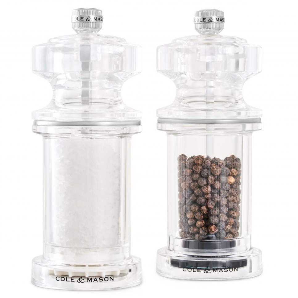 Set of grinders 605, Acrylic - Cole & Mason in the group Cooking / Kitchen utensils / Salt & pepper mills at KitchenLab (1086-29310)