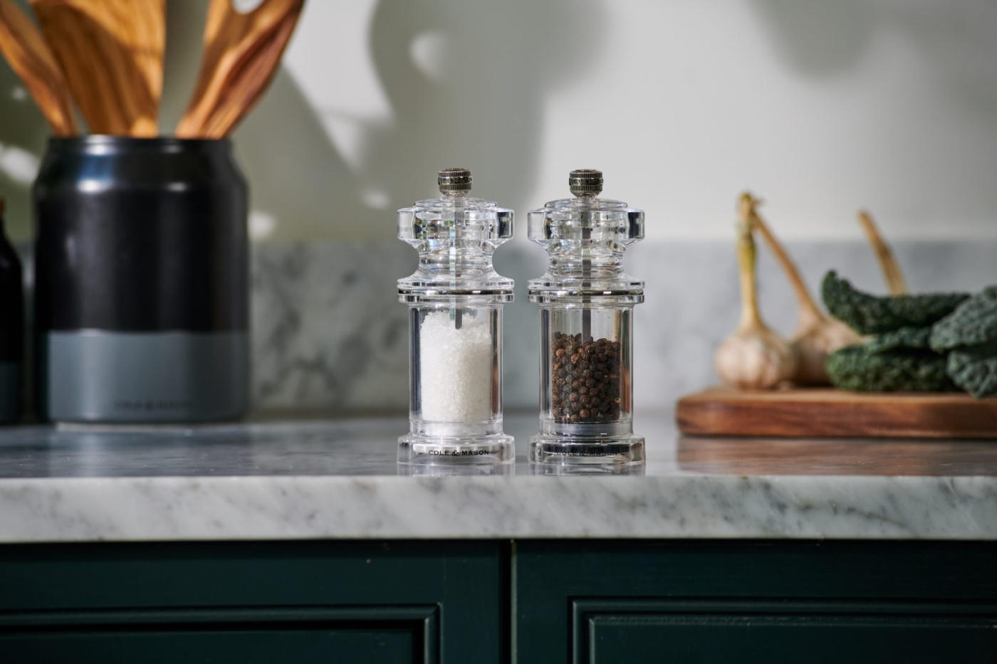 Set of grinders 605, Acrylic - Cole & Mason - Shop online | KitchenLab