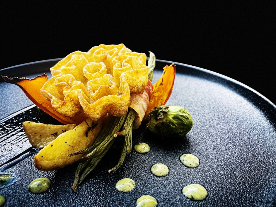 Flower Power Crust iron, two-piece set (without handle) - Plate-it