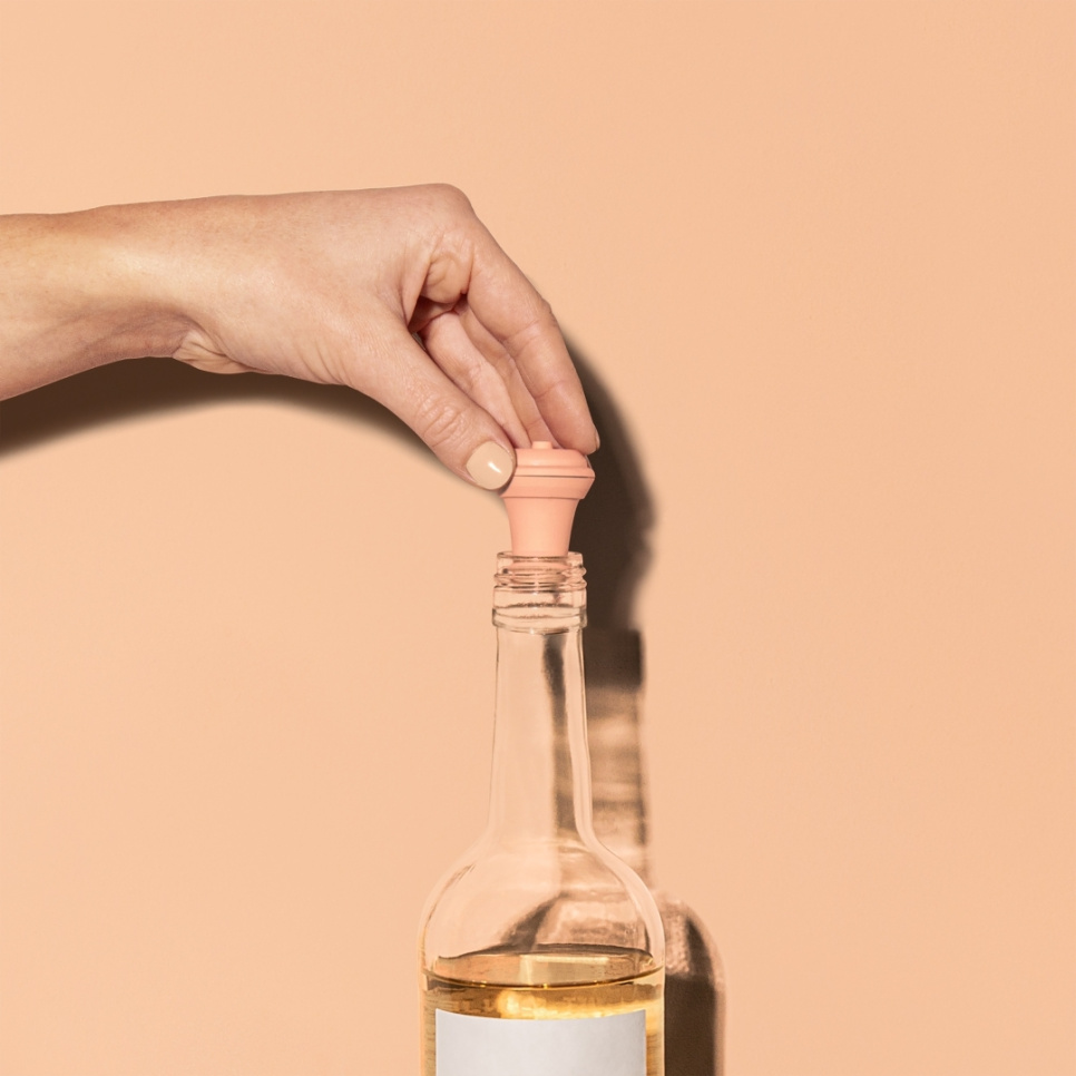 Wine Stoppers Loop in different colors, 4-pack - Vacuvin