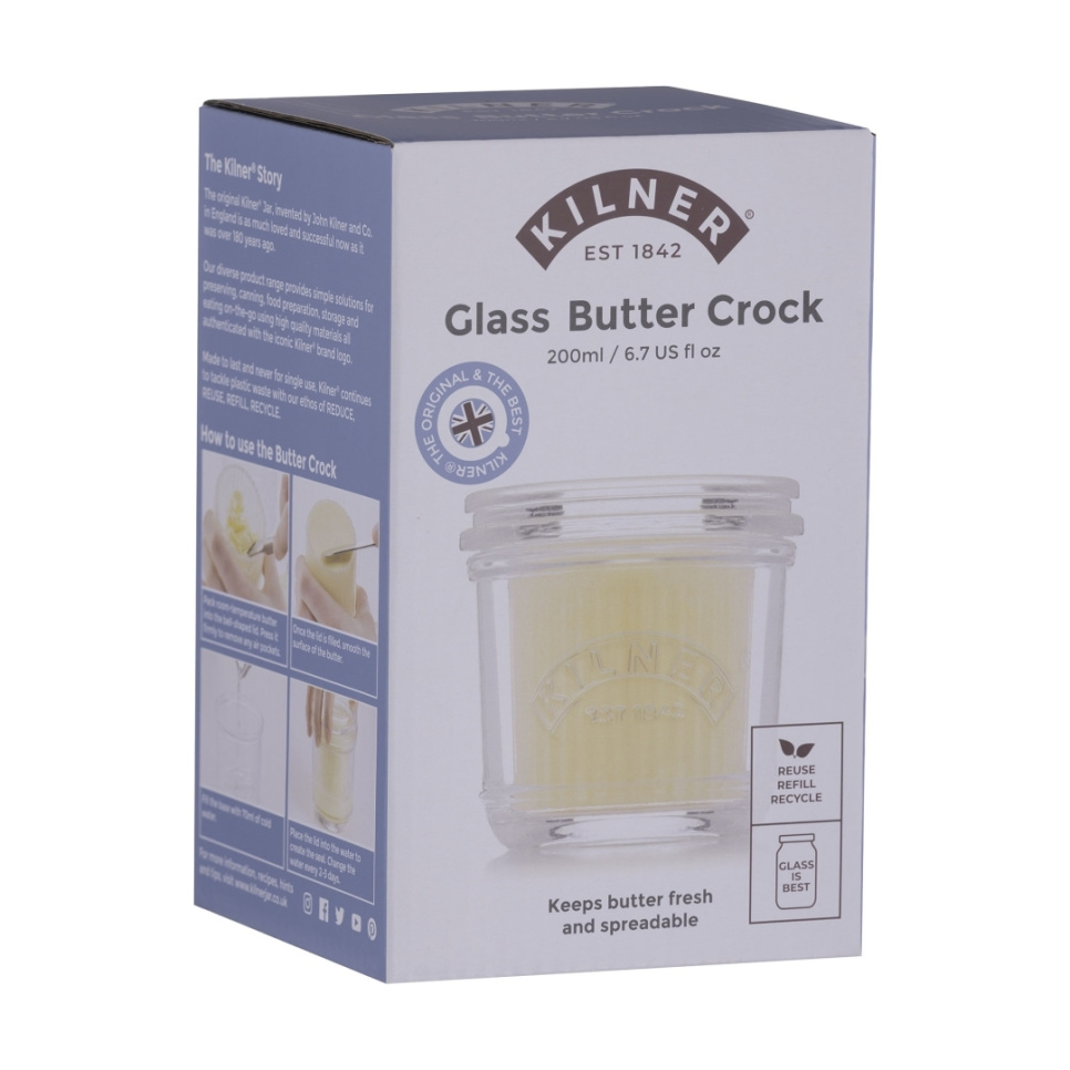 Cloche à beurre en verre - Kilner