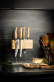 Magnetic oak knife block - Style de Vie