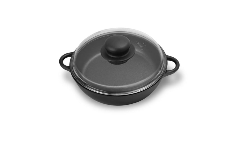 Plat à four avec couvercle en verre 16 cm dans le groupe Cuisine / Plats de cuisson et produits GastroNorms / Moules pour le four l\'adresse The Kitchen Lab (1087-10242)