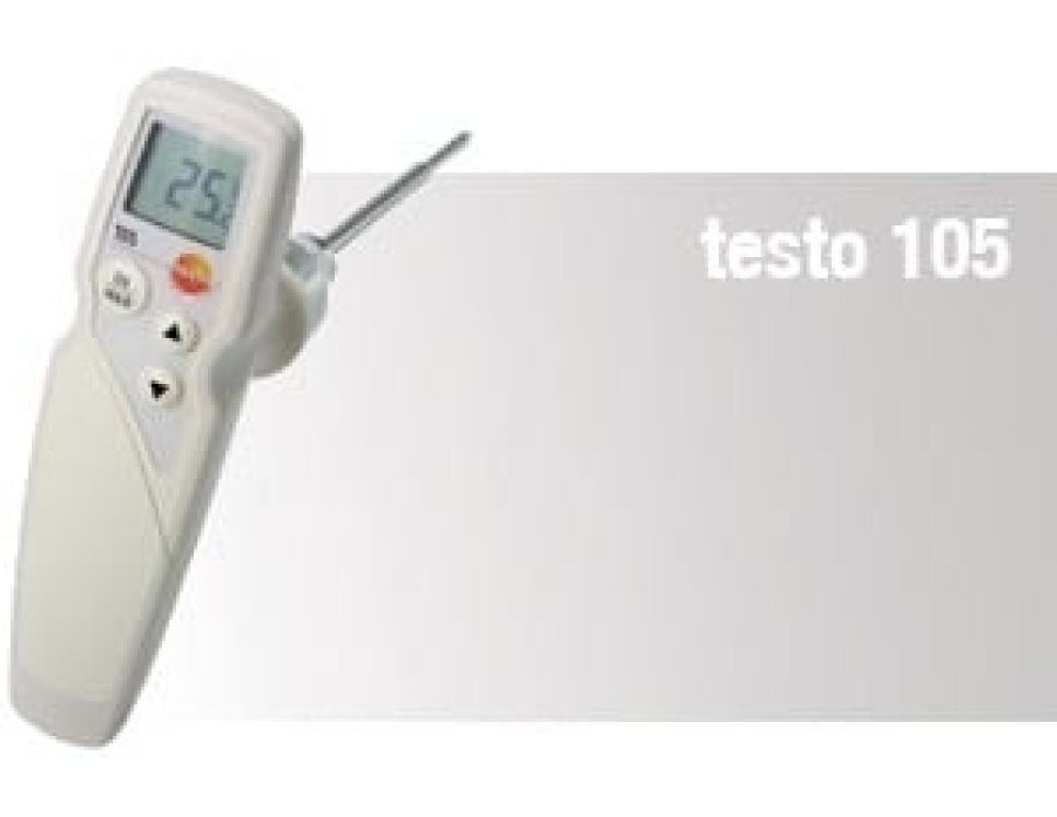 Thermometer Testo 105 fast in the group Cooking / Gauges & Measures / Kitchen thermometers / Insertion thermometers at KitchenLab (1089-10220)