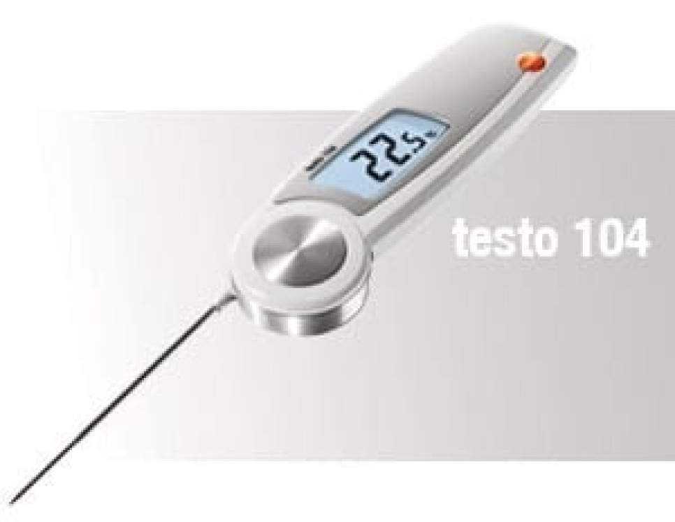 Thermometer Testo 104, foldable in the group Cooking / Gauges & Measures / Kitchen thermometers / Insertion thermometers at KitchenLab (1089-10706)