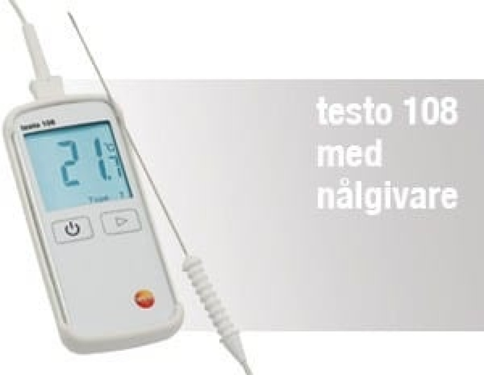 Thermometer Testo 108 fast in the group Cooking / Gauges & Measures / Kitchen thermometers / Probe thermometers at KitchenLab (1089-10930)