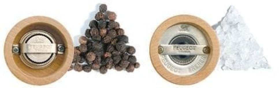 Salt & Pepper mill, Paris Duo 18 cm, Black & White - Peugeot