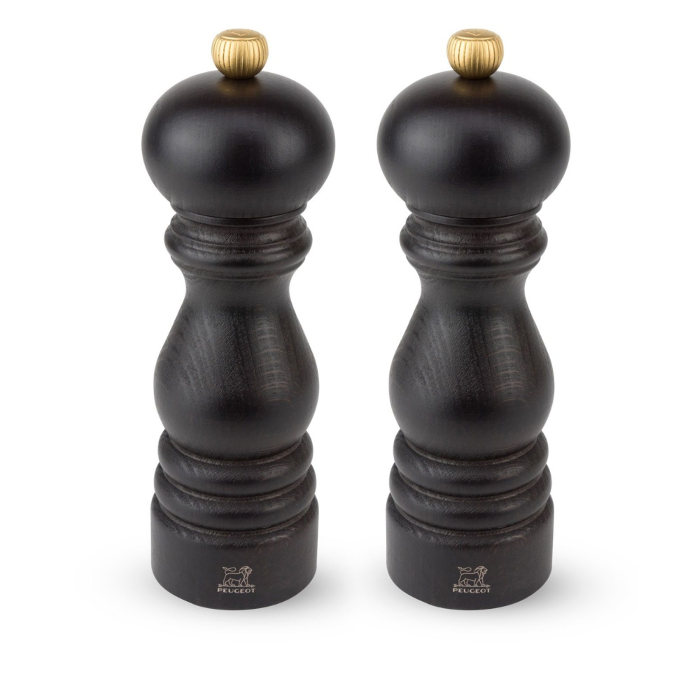 Salt & Pepper mill, Paris Duo 18 cm, Chocolate - Peugeot in the group Cooking / Kitchen utensils / Salt & pepper mills at KitchenLab (1090-14898)