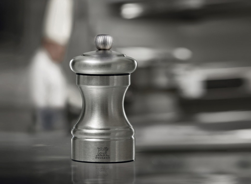 Pepper Mill, 10 cm, Bistro Specials, Stainless Steel - Peugeot