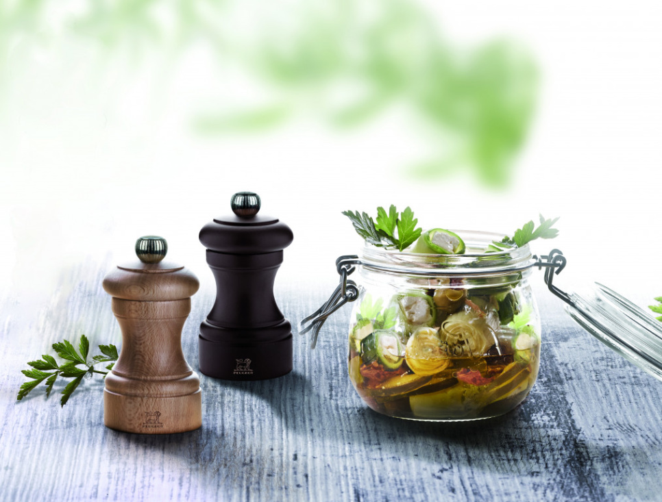 Pepper Mill, 10 cm, Bistro, Chocolate - Peugeot