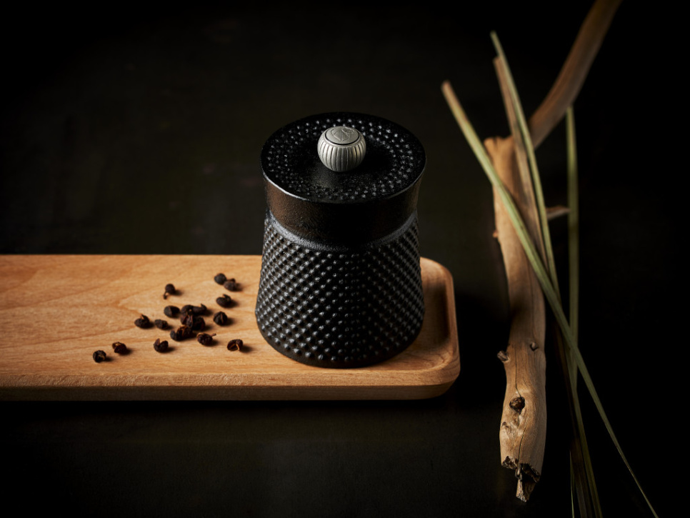 Moulin à poivre, 8 cm, Bali, Fonte, Noir - Peugeot