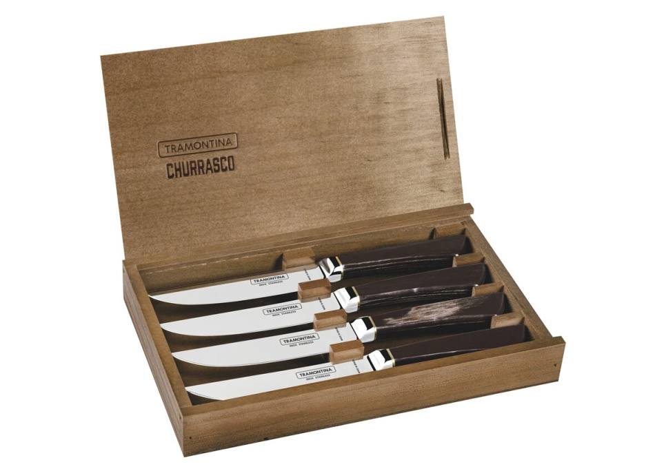 Couteaux à steak en coffret cadeau, Churrasco Premium - Tramontina dans le groupe Arts de la table / Couverts / Couteaux l\'adresse The Kitchen Lab (1090-27196)