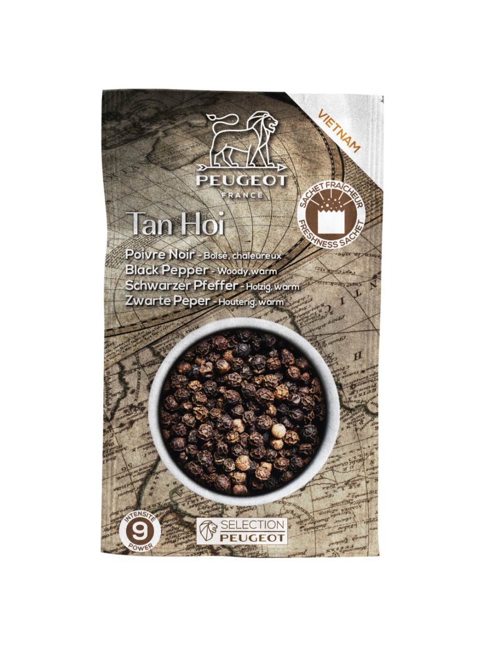 Tan hoi black pepper, 7x20g - Peugeot in the group Cooking / Spices & Flavourings / Pepper at KitchenLab (1090-28197)