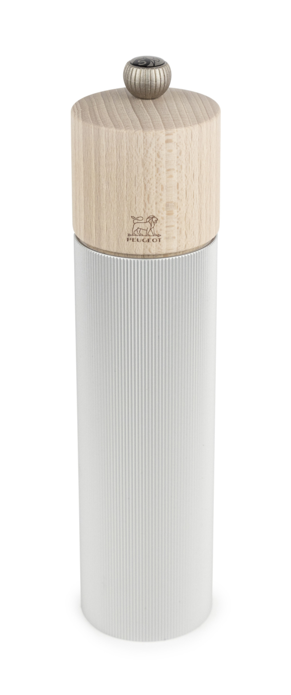 Line Saltmill, 22cm, Aluminium, Natural - Peugeot in the group Cooking / Kitchen utensils / Salt & pepper mills at KitchenLab (1090-30402)