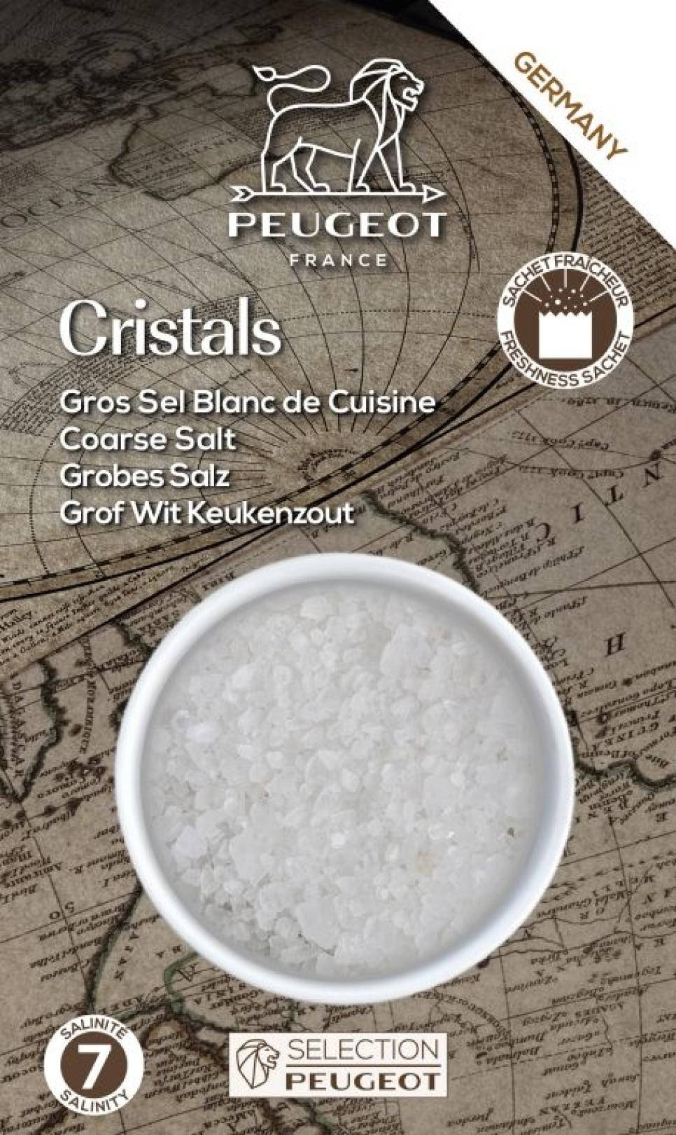 Mill Salt, Kalahari Desert 350 g, South Africa - Peugeot in the group Cooking / Spices & Flavourings / Salt at KitchenLab (1090-35292)