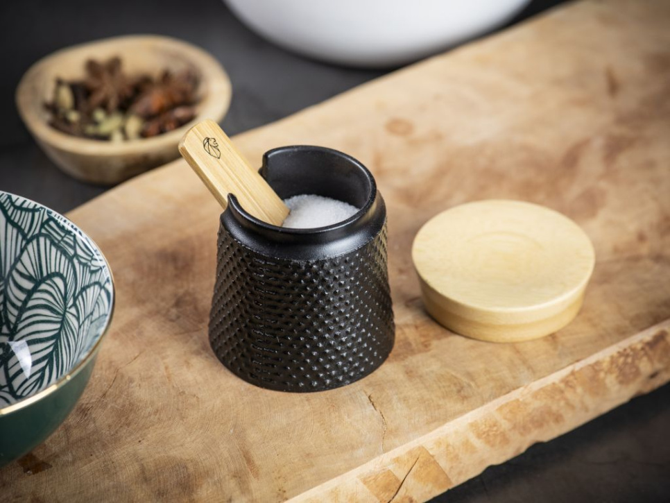 Pot à Sel, 7 cm, Bali, Fonte, Noir - Peugeot