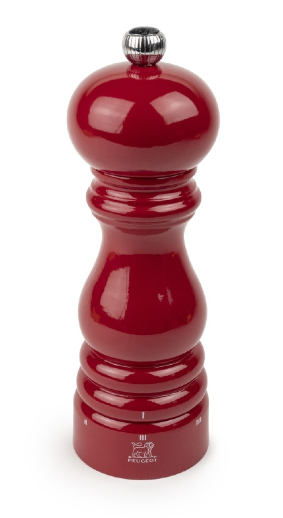 Salt Mill, Paris, Red Lacquered - Peugeot in the group Cooking / Kitchen utensils / Salt & pepper mills at KitchenLab (1090-35526)