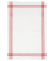 Chef\'s towel, white with red stripes, 50x70cm