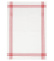 Chef\'s towel, white with red stripes, 50x70cm