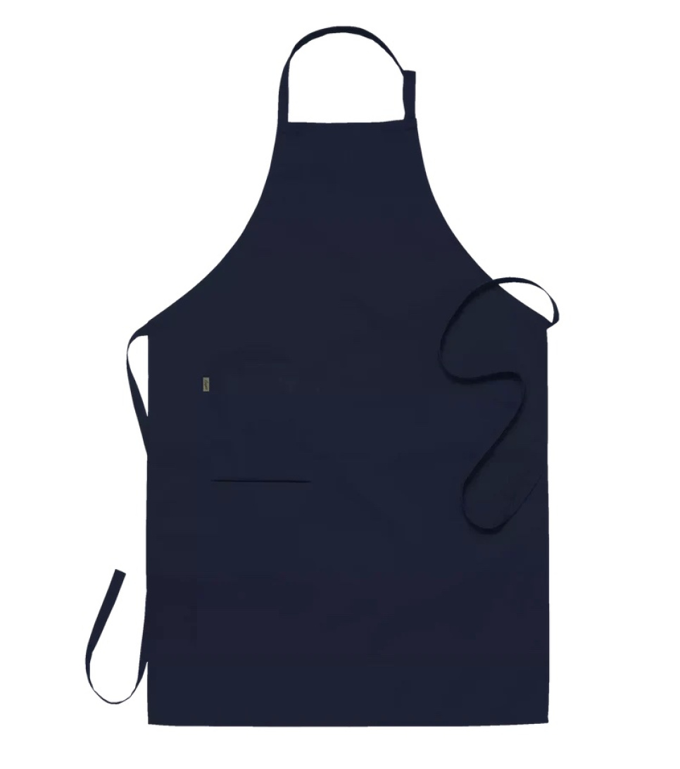 Apron 75x110cm, 65/35% polyester/cotton, Navy blue - Segers in the group Cooking / Kitchen textiles / The aprons at KitchenLab (1092-18286)