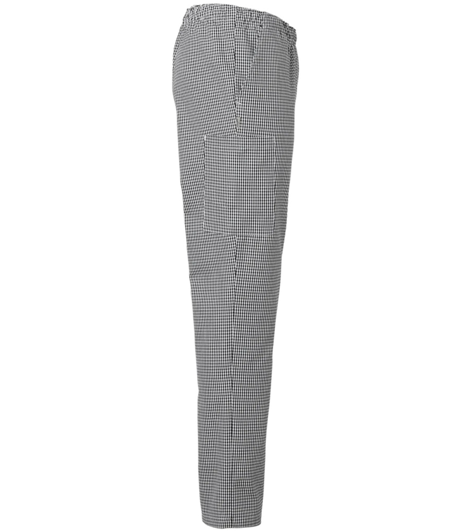 Trousers, unisex, black houndstooth - Segers