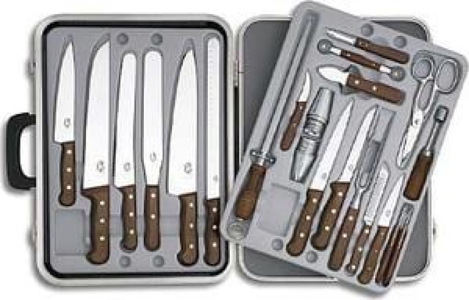 Mallette Victorinox Chef avec 24 couteaux et accessoires dans le groupe Cuisine / Couteaux de cuisine / Rangement pour couteaux / Autre rangement pour couteaux l\'adresse The Kitchen Lab (1095-12275)