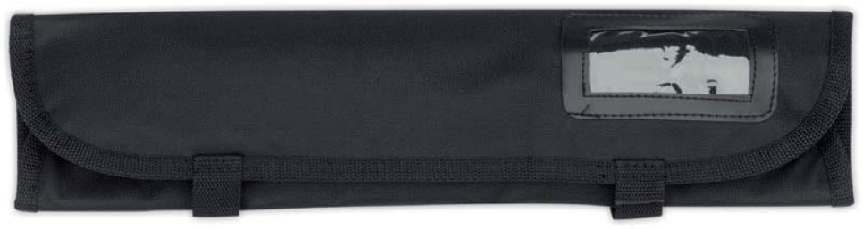Knife case nylon, 5-compartment / black