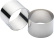 Stainless steel punch molds, 2-pack, extra deep 9x6 cm