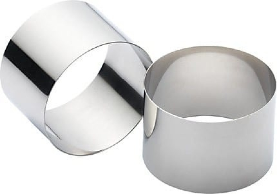 Stainless steel punch molds, 2-pack, extra deep 9x6 cm in the group Baking / Baking utensils / Cutters & punch rings at KitchenLab (1100-10943)