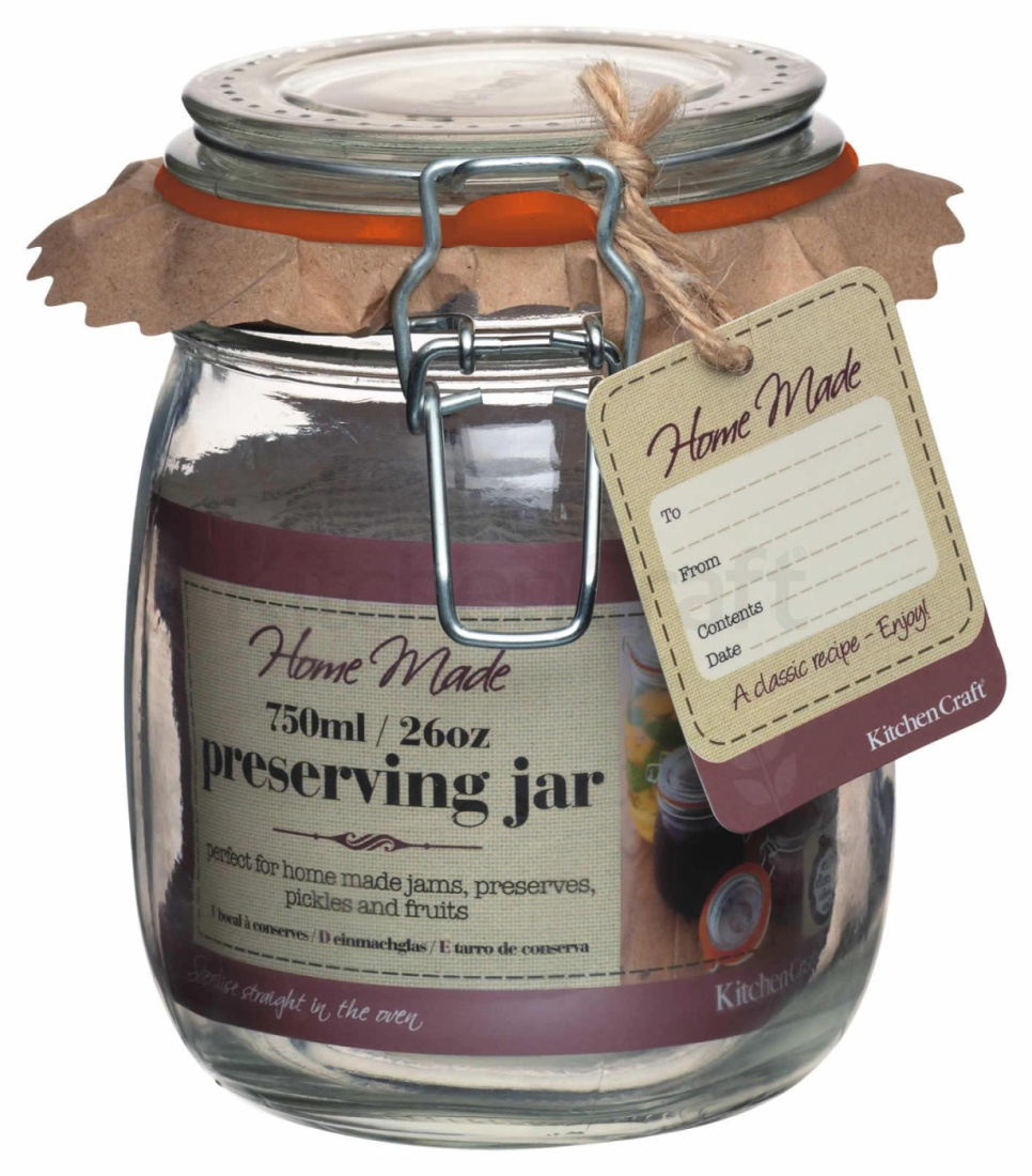 Glass jar with clip lid, 750 ml in the group Cooking / Kitchen utensils / Storage at KitchenLab (1100-11358)