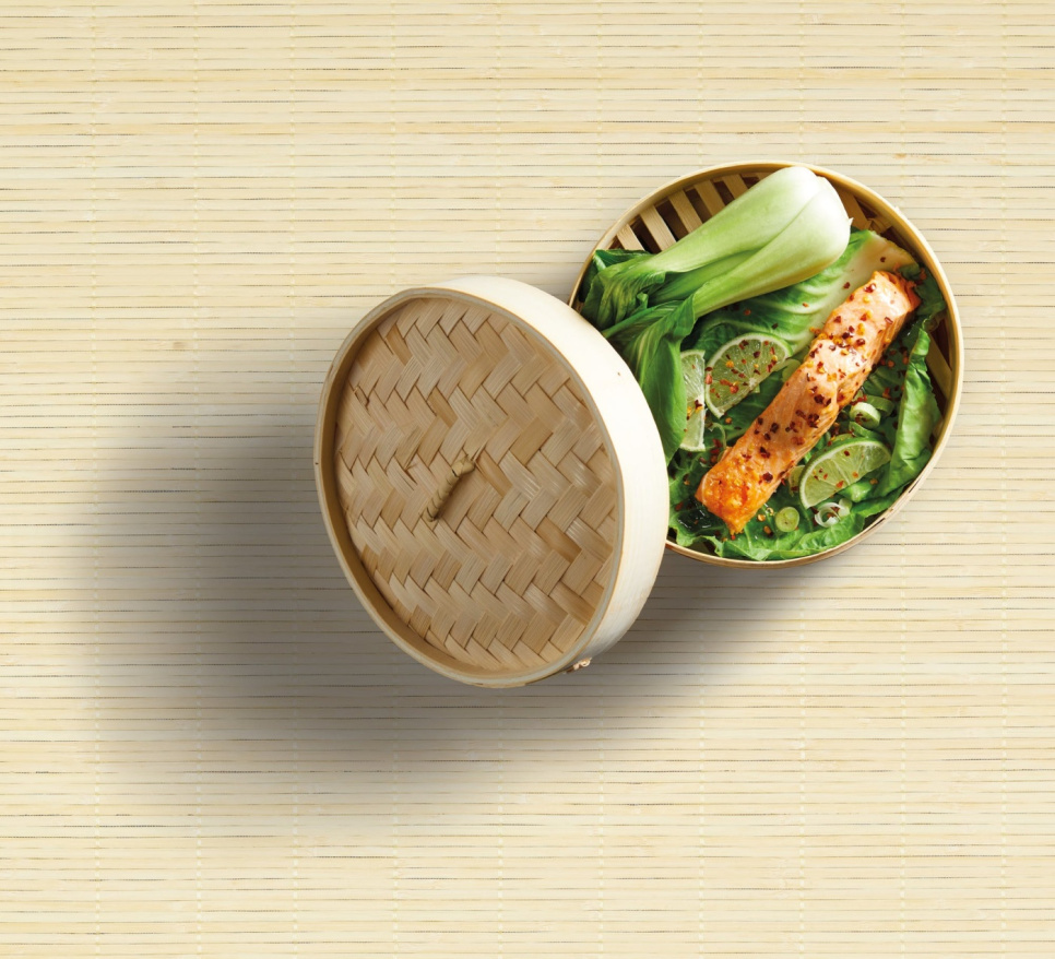 Bamboo steamer, 25 cm - Kitchen Craft