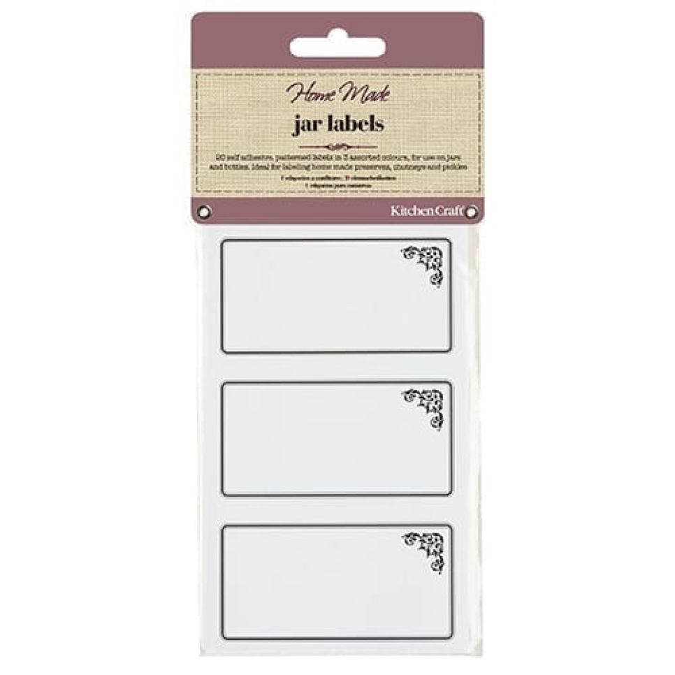 Self-adhesive labels, 20 pcs - Kitchen Craft in the group Cooking / Kitchen utensils / Other kitchen utensils at KitchenLab (1100-17331)