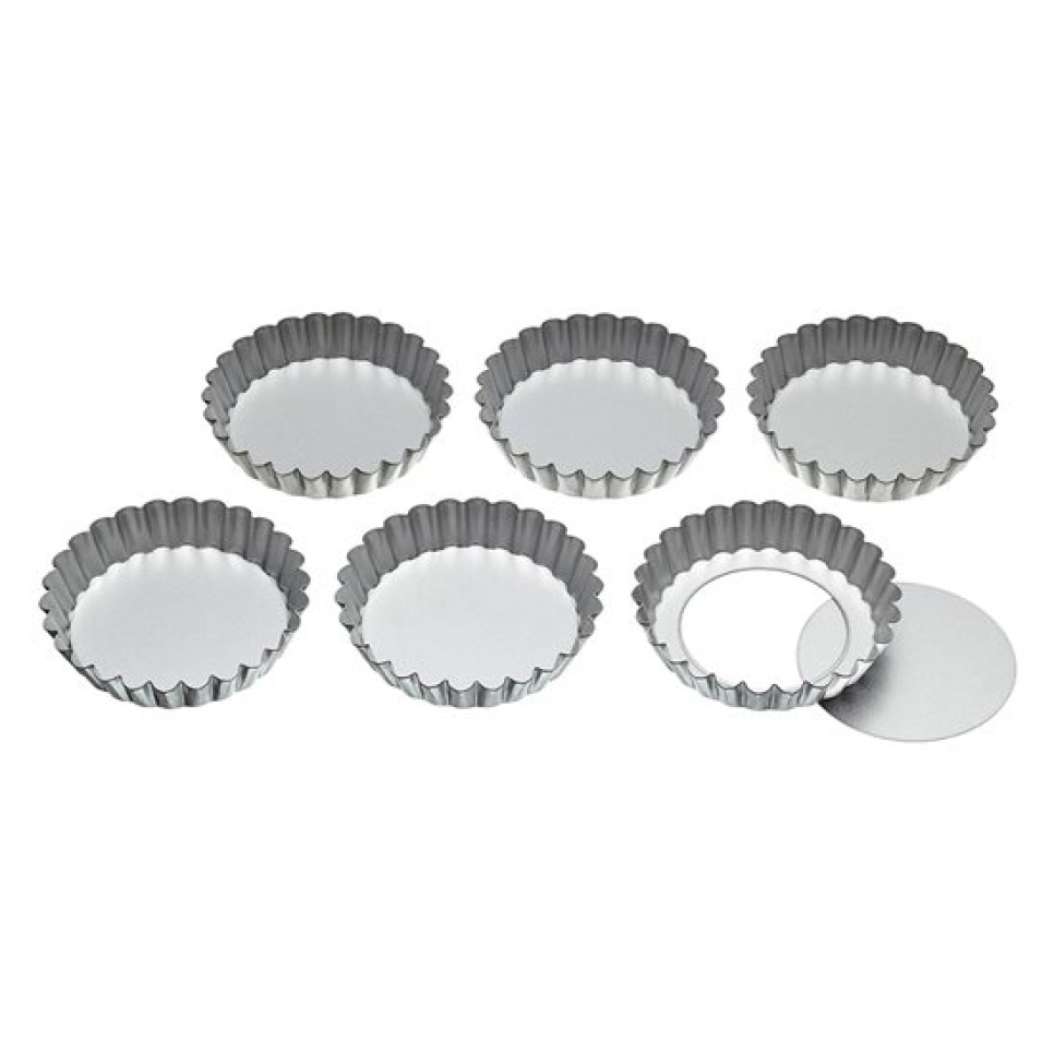 Tartlett, 10cm, 6-Pack - KitchenCraft in the group Baking / Baking moulds / Tartlet trays at KitchenLab (1100-30871)