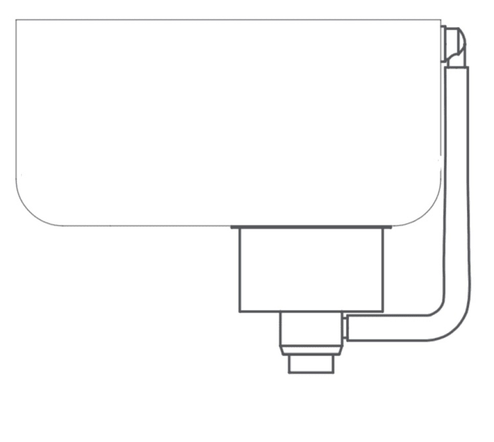 Liftable strainer bucket for dish drawer