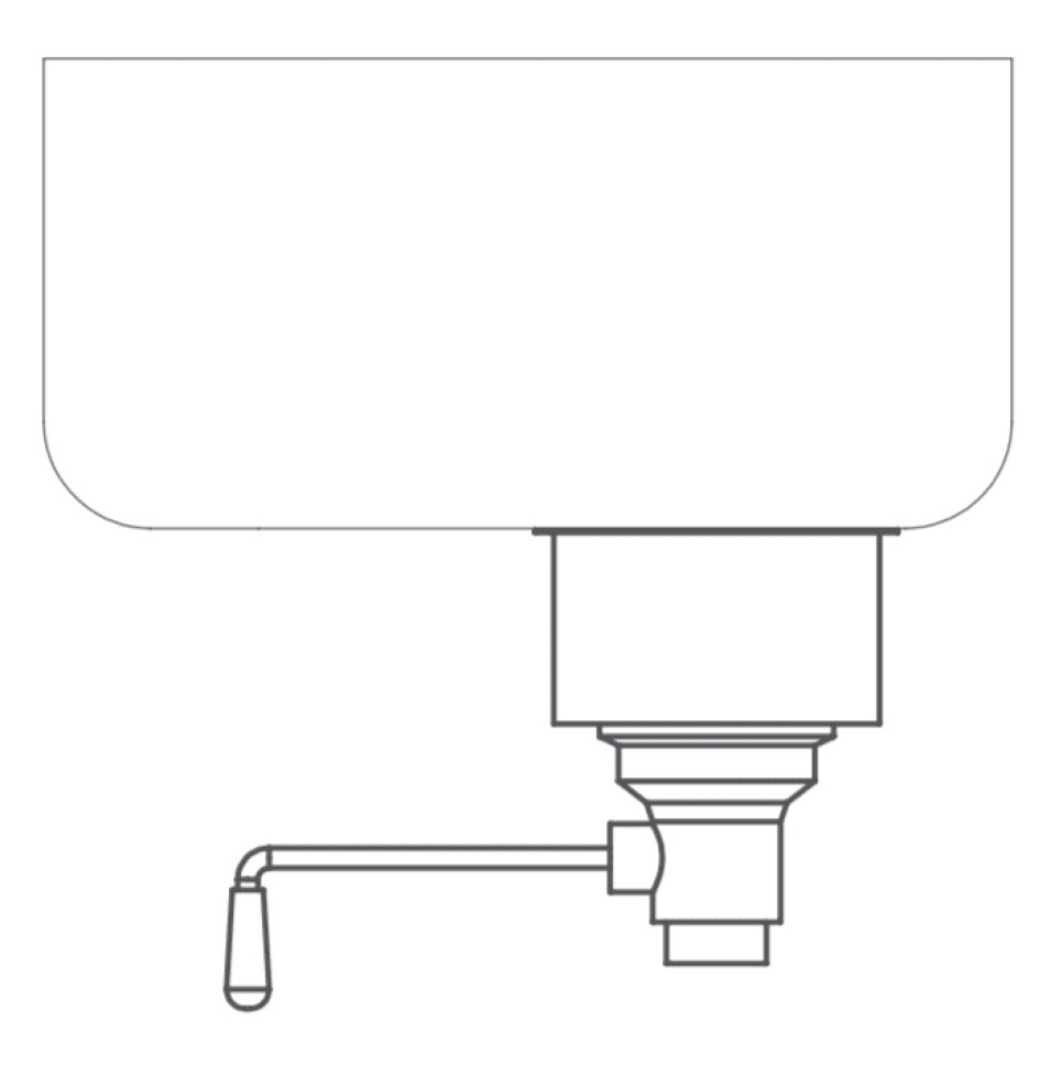 Liftable strainer bucket for dish drawer