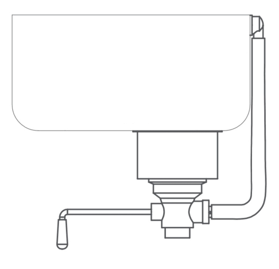 Liftable strainer bucket for dish drawer
