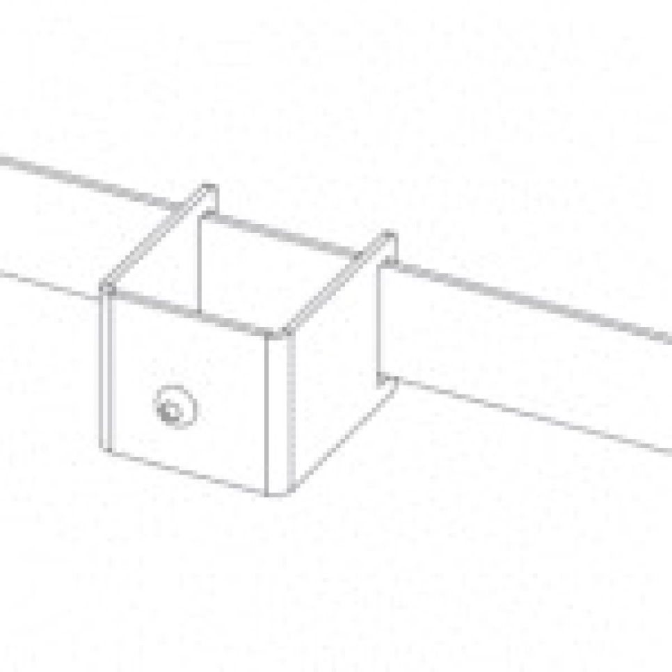 Wandhalterungen für Edelstahlbank, 2er-Pack in der Gruppe Bar & Wein / Bar-Ausstattung / Andere Bar-Ausstattung bei The Kitchen Lab (1102-20796)