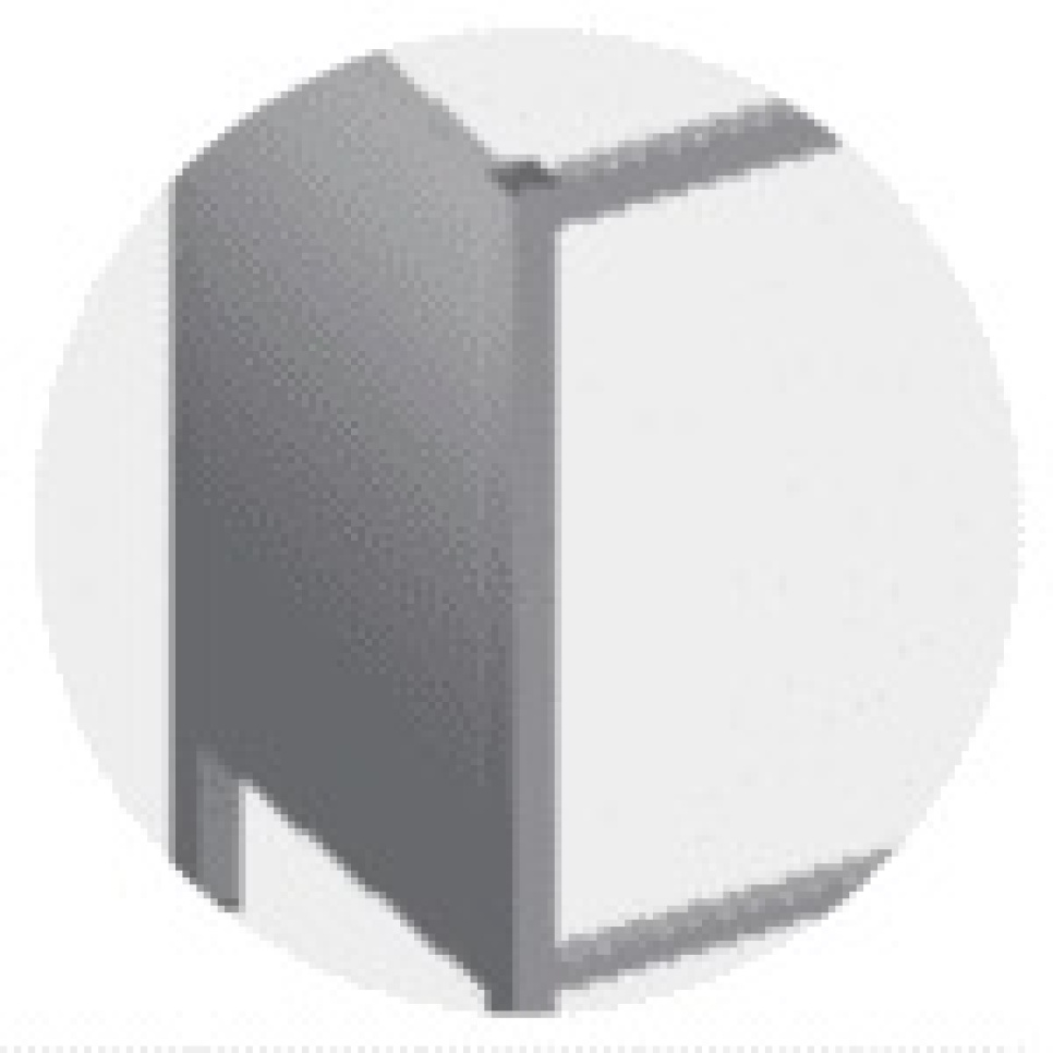 Side panel for worktop, left in the group Bar & Wine / Bar equipment / Other bar equipment at KitchenLab (1102-20821)