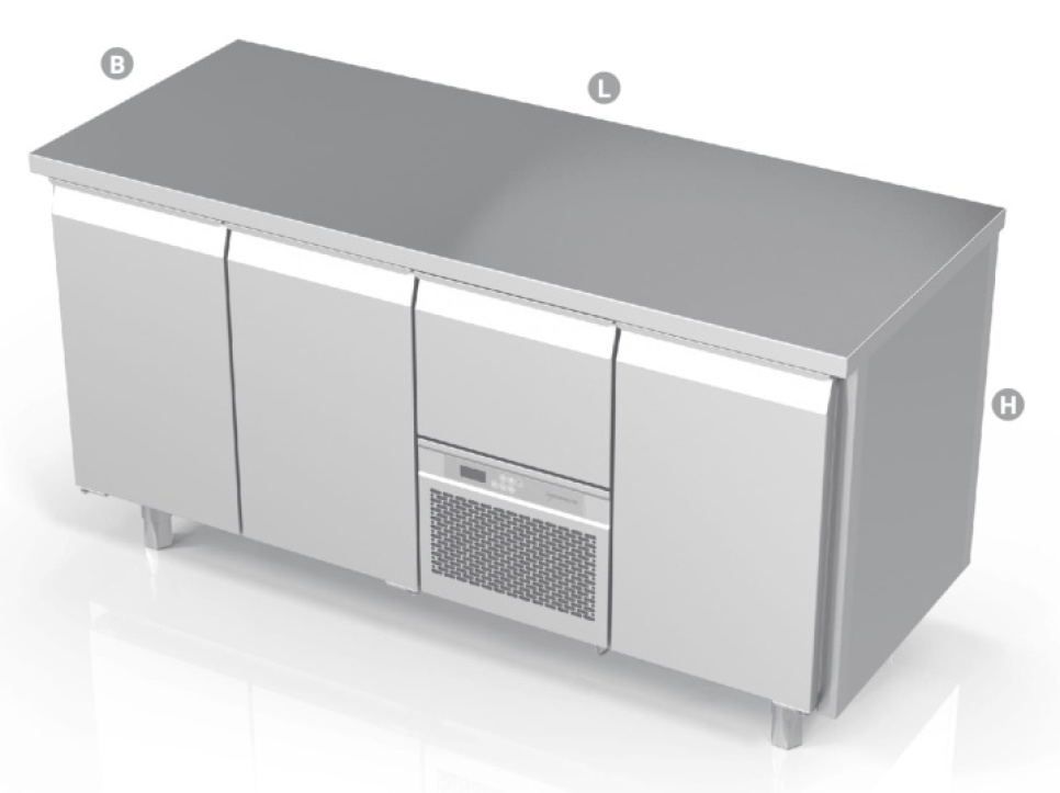 Banc réfrigéré dans le groupe Électroménager / Conserver au frais et congeler / Réfrigérateur l\'adresse The Kitchen Lab (1102-24557)