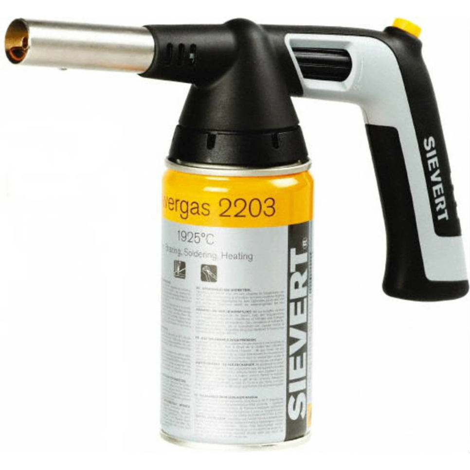 Handy jet blow torch with piezo, incl. large gas (350 g) - Sievert in the group Cooking / Kitchen utensils / Blow Torches at KitchenLab (1115-15139)