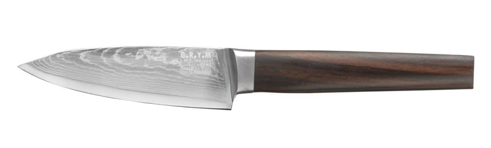 Paring knife 9 cm, Damascus steel - GRYM in the group Cooking / Kitchen knives / Paring knives at KitchenLab (1146-13590)