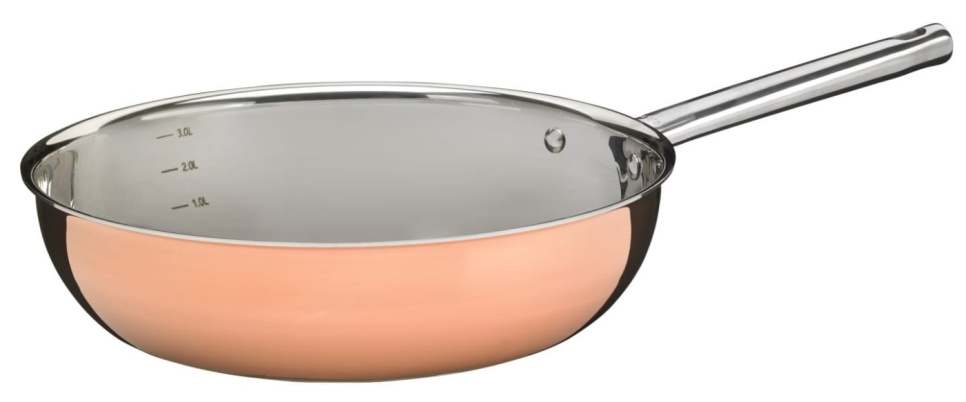 Frying pan 28cm, 3-ply in copper - GRYM in the group Cooking / Frying pan / Frying pans at KitchenLab (1146-13594)
