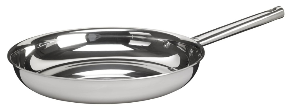 Frying pan 28cm, 3-ply in stainless steel - GRYM in the group Cooking / Frying pan / Frying pans at KitchenLab (1146-13600)