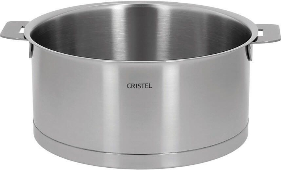 Low casserole, removable handles, Strate - Cristel - 24 cm in the group Promotions at KitchenLab (1155-16233)