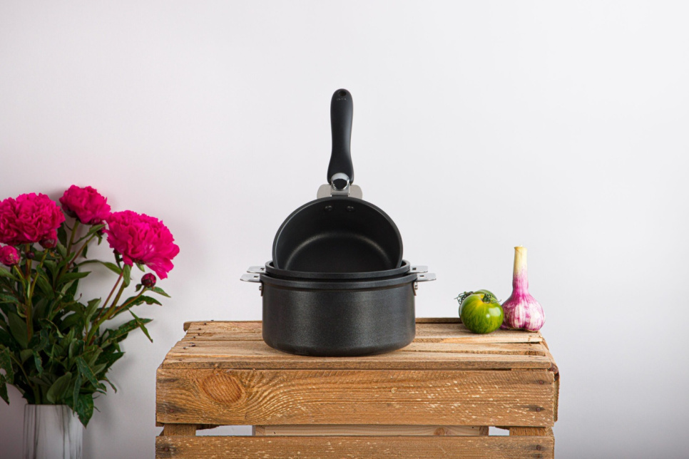 Beschichteter Kochtopf mit abnehmbaren Griffen, Cookway - Cristel