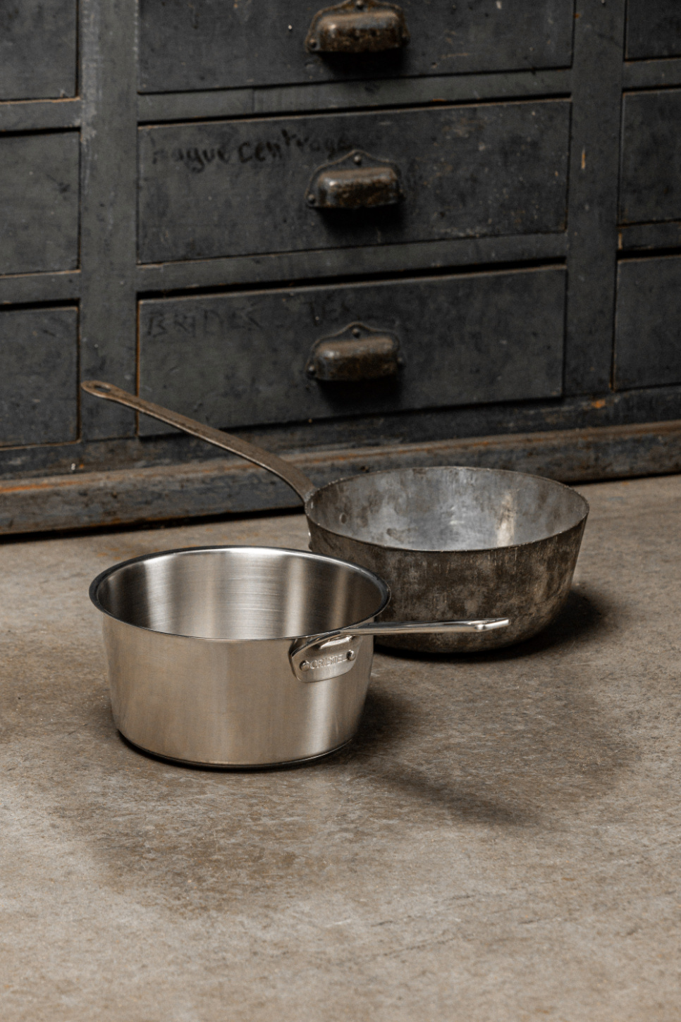 Saucepan in stainless steel, 1826 - Cristel