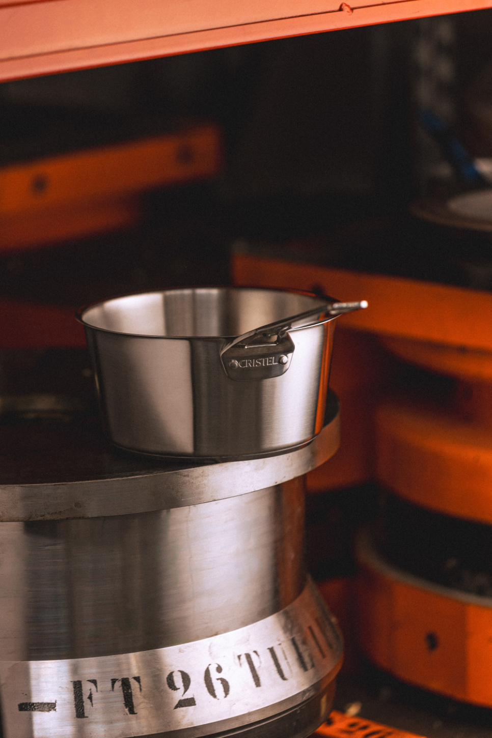 Saucepan in stainless steel, 1826 - Cristel