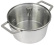 Stew pot in stainless steel with glass lid, 1826 - Cristel